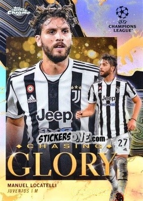 Sticker Manuel Locatelli - UEFA Champions League Chrome 2021-2022 n. CG-7 - Topps