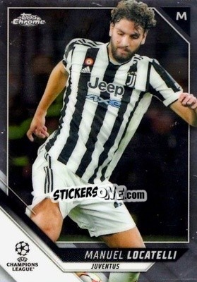 Sticker Manuel Locatelli - UEFA Champions League Chrome 2021-2022 n. 160 - Topps