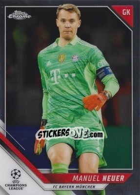 Sticker Manuel Neuer - UEFA Champions League Chrome 2021-2022 n. 159 - Topps
