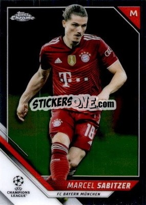 Sticker Marcel Sabitzer - UEFA Champions League Chrome 2021-2022 n. 184 - Topps
