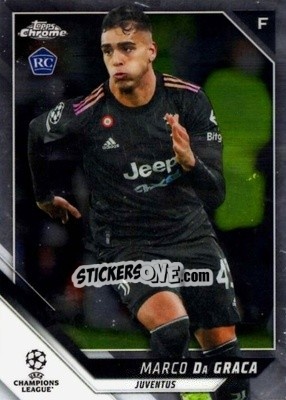 Sticker Marco Da Graca - UEFA Champions League Chrome 2021-2022 n. 112 - Topps