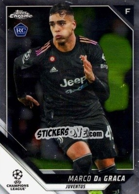 Sticker Marco Da Graca - UEFA Champions League Chrome 2021-2022 - Topps