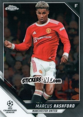 Figurina Marcus Rashford - UEFA Champions League Chrome 2021-2022 - Topps