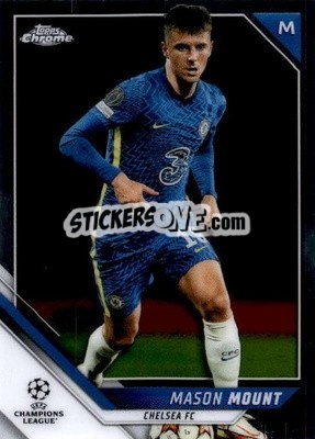 Sticker Mason Mount - UEFA Champions League Chrome 2021-2022 n. 77 - Topps