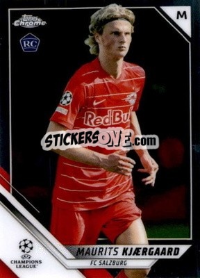 Sticker Maurits Kjaergaard - UEFA Champions League Chrome 2021-2022 n. 54 - Topps