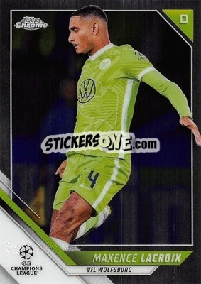 Sticker Maxence Lacroix - UEFA Champions League Chrome 2021-2022 n. 48 - Topps