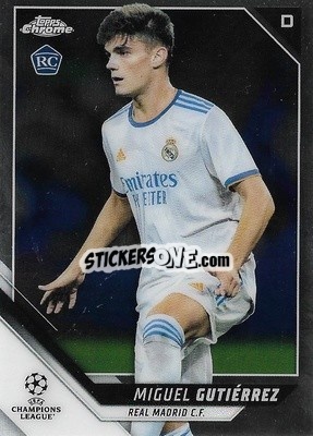 Sticker Miguel Gutierrez - UEFA Champions League Chrome 2021-2022 n. 137 - Topps