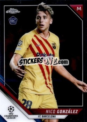 Sticker Nico Gonzalez - UEFA Champions League Chrome 2021-2022 n. 107 - Topps