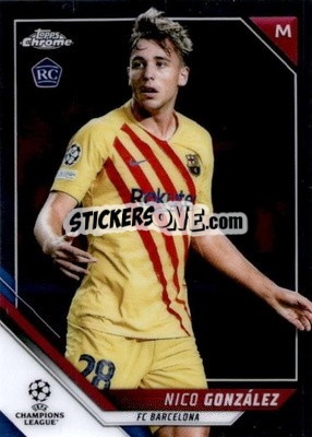 Sticker Nico Gonzalez - UEFA Champions League Chrome 2021-2022 - Topps