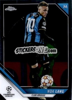 Sticker Noa Lang - UEFA Champions League Chrome 2021-2022 n. 13 - Topps