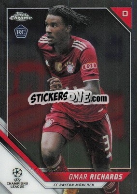 Sticker Omar Richards - UEFA Champions League Chrome 2021-2022 n. 146 - Topps