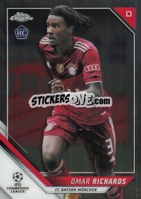 Sticker Omar Richards - UEFA Champions League Chrome 2021-2022 - Topps