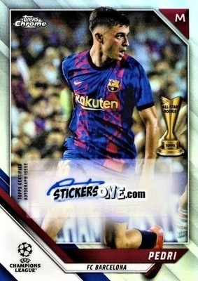 Figurina Pedri - UEFA Champions League Chrome 2021-2022 - Topps