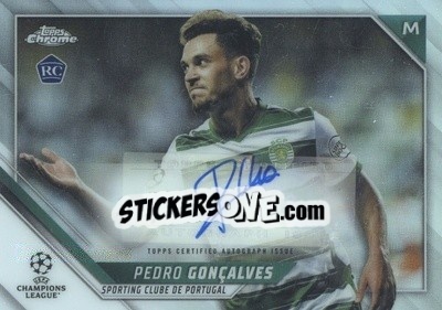 Sticker Pedro Goncalves - UEFA Champions League Chrome 2021-2022 n. CA-PG - Topps