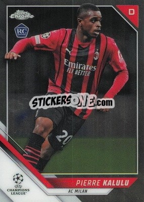 Sticker Pierre Kalulu - UEFA Champions League Chrome 2021-2022 n. 67 - Topps