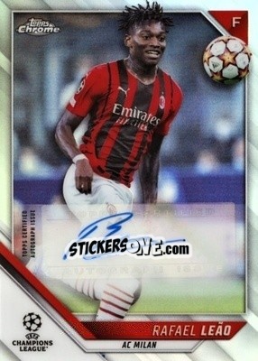 Figurina Rafael Leao - UEFA Champions League Chrome 2021-2022 - Topps