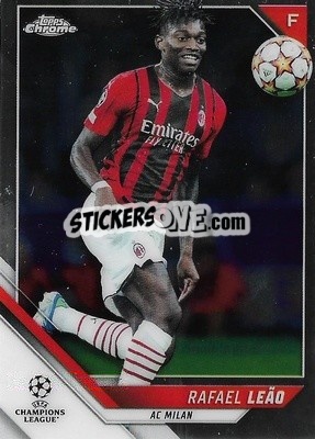 Sticker Rafael Leao - UEFA Champions League Chrome 2021-2022 n. 37 - Topps