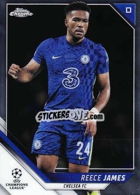 Sticker Reece James - UEFA Champions League Chrome 2021-2022 n. 35 - Topps