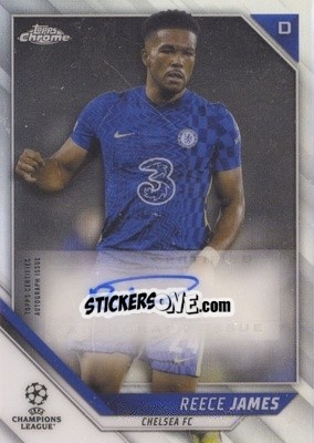 Sticker Reece James - UEFA Champions League Chrome 2021-2022 n. CA-RJ - Topps