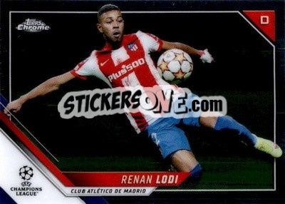 Sticker Renan Lodi - UEFA Champions League Chrome 2021-2022 n. 122 - Topps