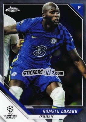 Sticker Romelu Lukaku - UEFA Champions League Chrome 2021-2022 n. 168 - Topps