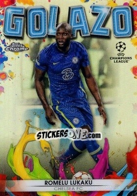 Sticker Romelu Lukaku - UEFA Champions League Chrome 2021-2022 n. G-7 - Topps