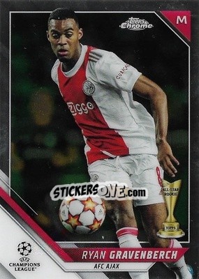 Sticker Ryan Gravenberch - UEFA Champions League Chrome 2021-2022 - Topps