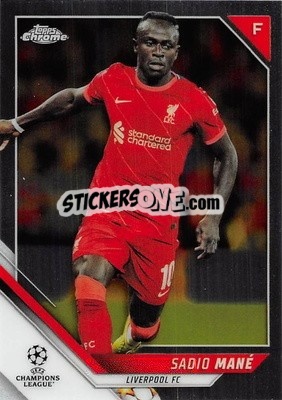 Sticker Sadio Mane - UEFA Champions League Chrome 2021-2022 n. 110 - Topps