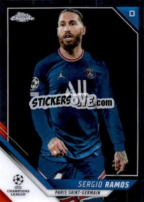 Sticker Sergio Ramos - UEFA Champions League Chrome 2021-2022 n. 71 - Topps