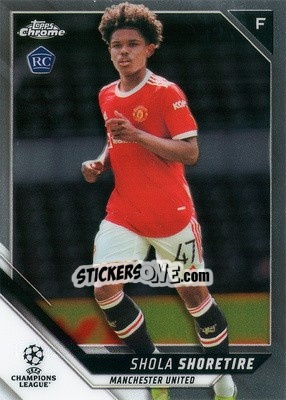 Sticker Shola Shoretire - UEFA Champions League Chrome 2021-2022 n. 138 - Topps