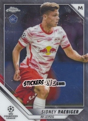 Sticker Sidney Raebiger - UEFA Champions League Chrome 2021-2022 n. 60 - Topps