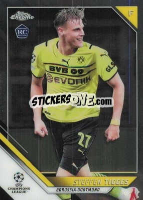Sticker Steffen Tigges - UEFA Champions League Chrome 2021-2022 n. 55 - Topps