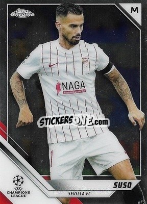 Sticker Suso - UEFA Champions League Chrome 2021-2022 n. 169 - Topps