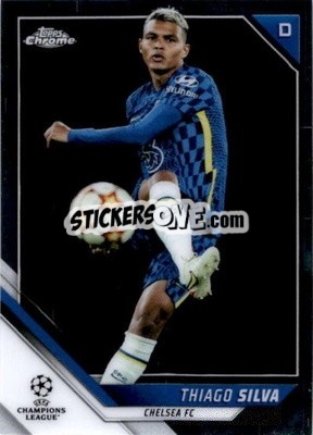 Sticker Thiago Silva - UEFA Champions League Chrome 2021-2022 - Topps