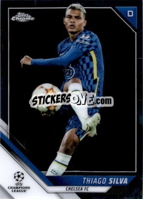 Sticker Thiago Silva - UEFA Champions League Chrome 2021-2022 n. 5 - Topps
