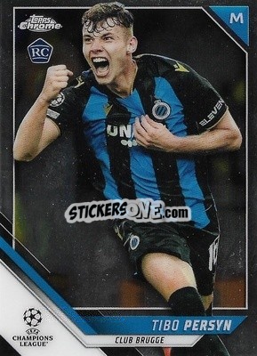 Sticker Tibo Persyn - UEFA Champions League Chrome 2021-2022 n. 40 - Topps