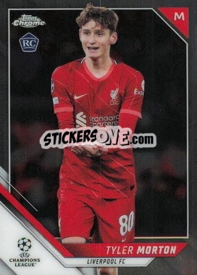 Sticker Tyler Morton - UEFA Champions League Chrome 2021-2022 n. 87 - Topps