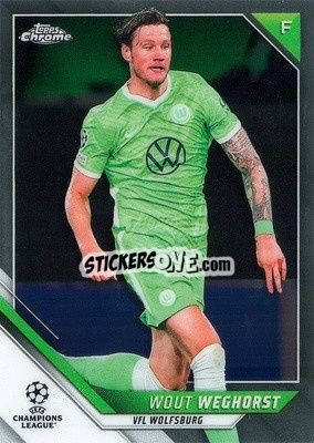 Sticker Wout Weghorst - UEFA Champions League Chrome 2021-2022 - Topps