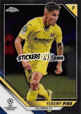 Sticker Yeremy Pino - UEFA Champions League Chrome 2021-2022 n. 106 - Topps