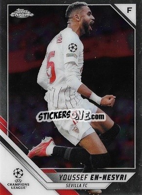 Sticker Youssef En-Nesyri - UEFA Champions League Chrome 2021-2022 n. 153 - Topps