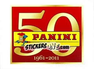 Sticker 50 Jahre Panini Logo
