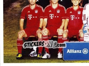 Sticker Team (Puzzle) - Fc Bayern München 2011-2012 n. 6 - Panini