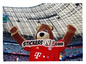 Sticker Maskottchen Berni - Fc Bayern München 2011-2012 n. 9 - Panini