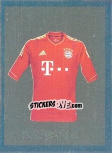 Sticker Heim Trikot (Glitzer) - Fc Bayern München 2011-2012 n. 12 - Panini