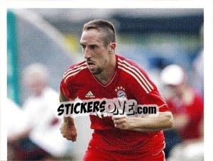 Sticker Franck Ribéry (Puzzle) - Fc Bayern München 2011-2012 - Panini