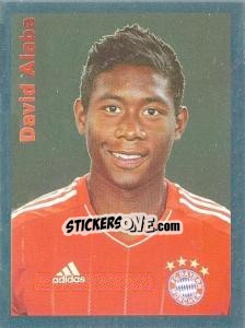 Sticker David Alaba (Glitzer) - Fc Bayern München 2011-2012 - Panini