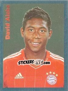 Sticker David Alaba (Glitzer) - Fc Bayern München 2011-2012 n. 122 - Panini