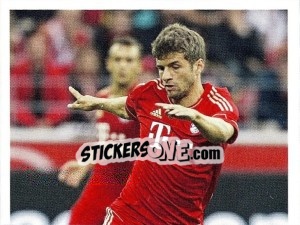 Sticker Thomas Müller (Puzzle) - Fc Bayern München 2011-2012 n. 124 - Panini
