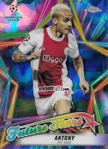 Sticker Antony - Champions League Chrome 2021-2022. Sapphire Edition n. FS-6 - Topps