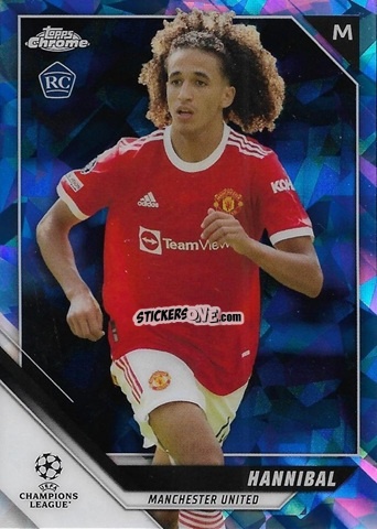Sticker Hannibal - Champions League Chrome 2021-2022. Sapphire Edition n. 4 - Topps